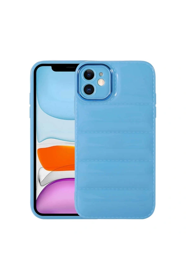 Apple iPhone 11 Kılıf Kamera Korumalı Parlak Airbagli Zore Galya Kapak
