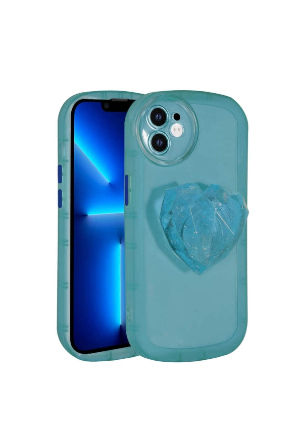 Apple iPhone 11 Kılıf Kamera Korumalı Pop Soketli Renkli Zore Ofro Kapak