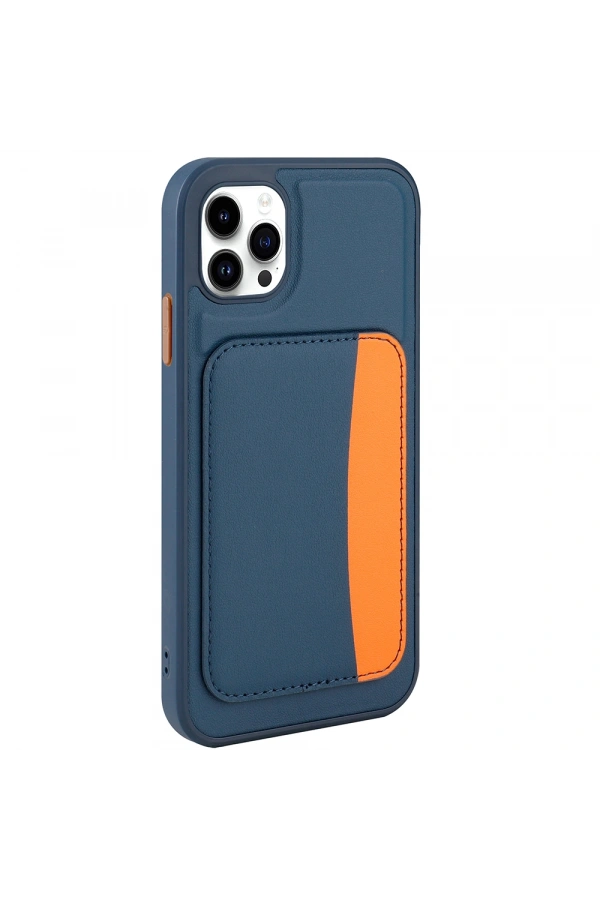 Apple iPhone 11 Kılıf Kartlıklı Zore X-Kart Silikon Kapak