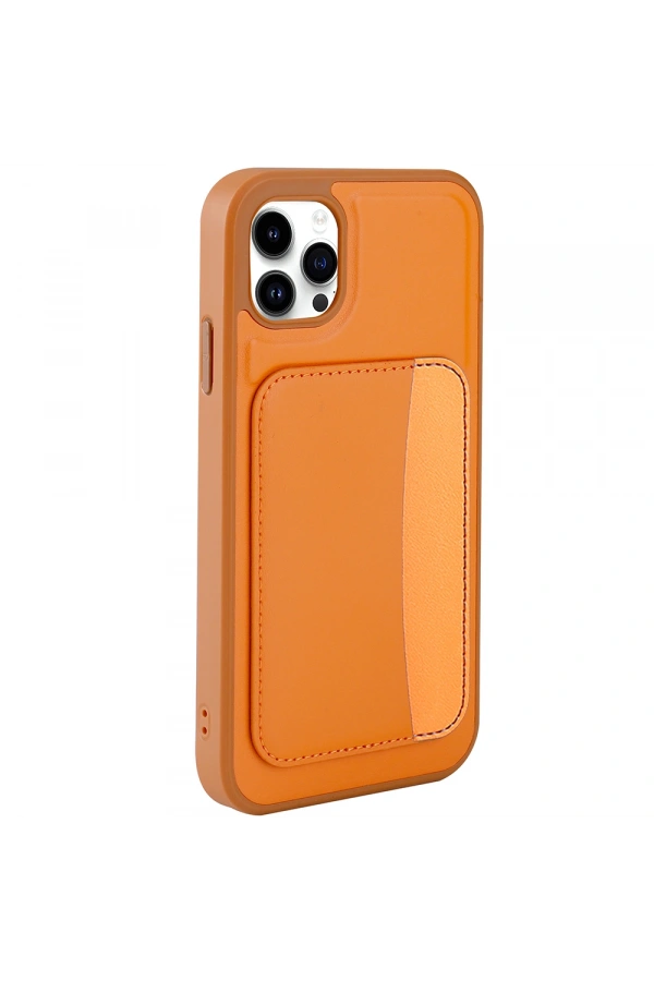 Apple iPhone 11 Kılıf Kartlıklı Zore X-Kart Silikon Kapak