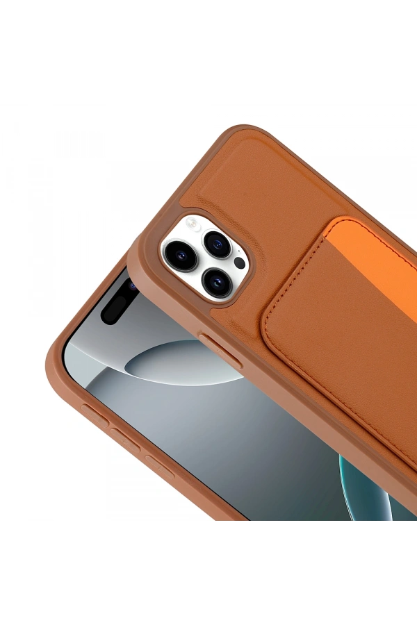Apple iPhone 11 Kılıf Kartlıklı Zore X-Kart Silikon Kapak