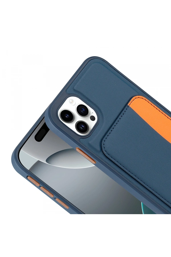 Apple iPhone 11 Kılıf Kartlıklı Zore X-Kart Silikon Kapak