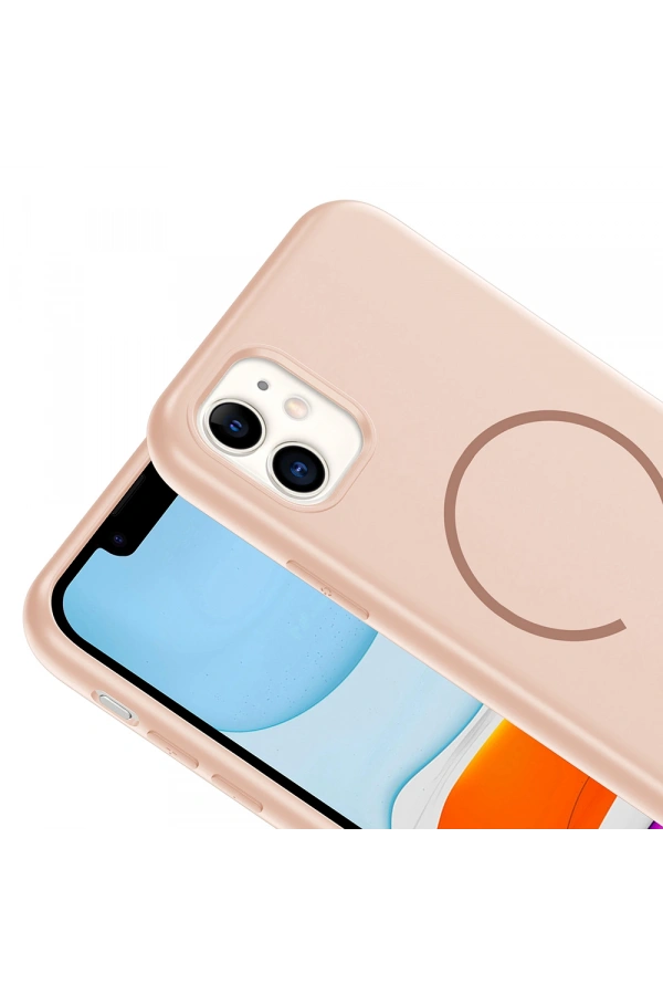Apple iPhone 11 Kılıf M-safe Şarj Özellikli Zore Meta Kapak
