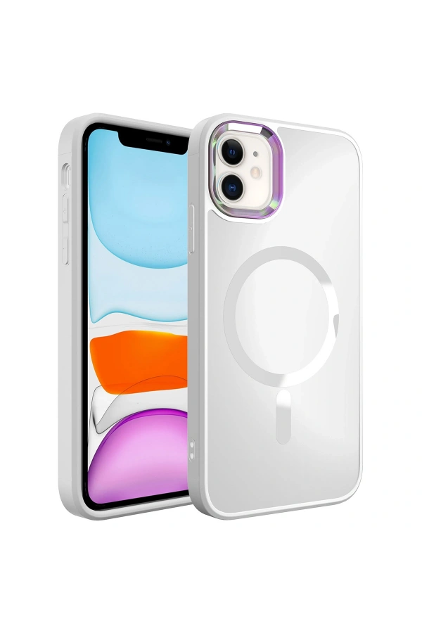 Apple iPhone 11 Kılıf M-safe Wireless Şarj Özellikli Zore Stil Kapak