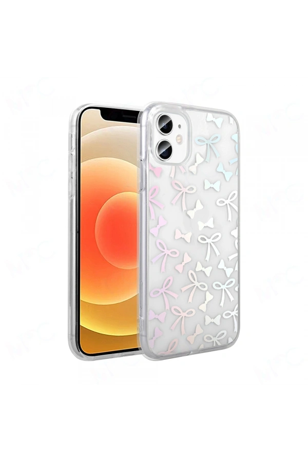 Apple iPhone 11 Kılıf Şeffaf Figürlü Zore Folk Sert Kapak