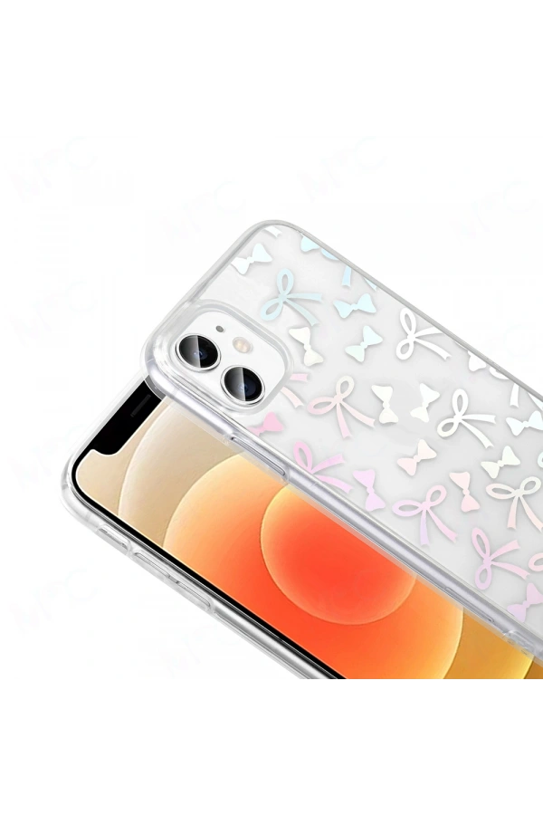 Apple iPhone 11 Kılıf Şeffaf Figürlü Zore Folk Sert Kapak