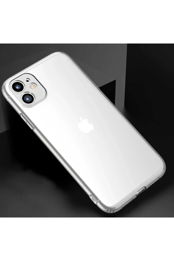 Apple iPhone 11 Kılıf Zore Kamera Korumalı Süper Silikon Kapak