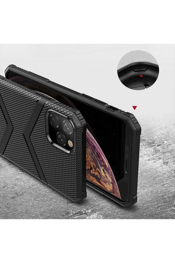 Apple iPhone 11 Pro Kılıf Zore Hank Silikon