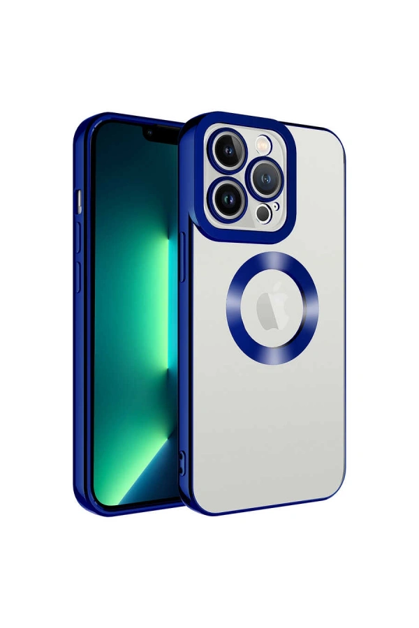 Apple iPhone 11 Pro Max Kılıf Kamera Korumalı Logo Gösteren Zore Omega Kapak