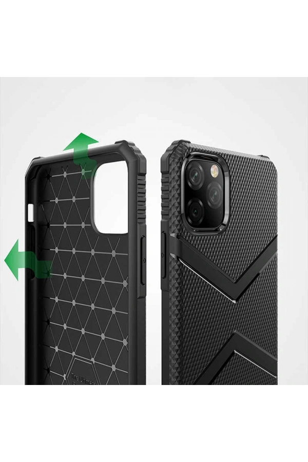 Apple iPhone 11 Pro Max Kılıf Zore Hank Silikon