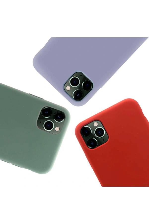 Apple iPhone 11 Pro Max Kılıf Zore Silk Silikon