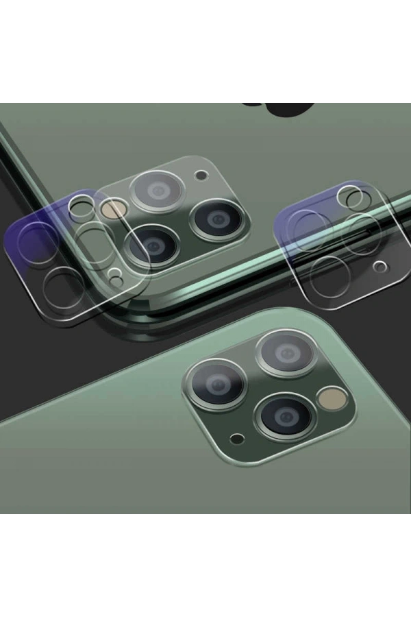 Apple iPhone 11 Pro Max Zore 3D Full Kamera Koruyucu