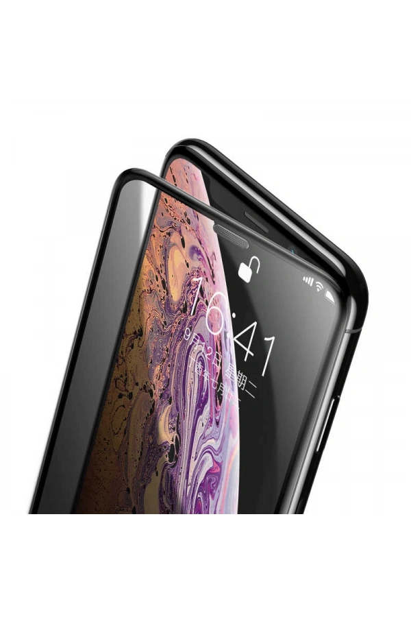 Apple iPhone 11 Pro Max Zore Anti-Dust Privacy Temperli Ekran Koruyucu