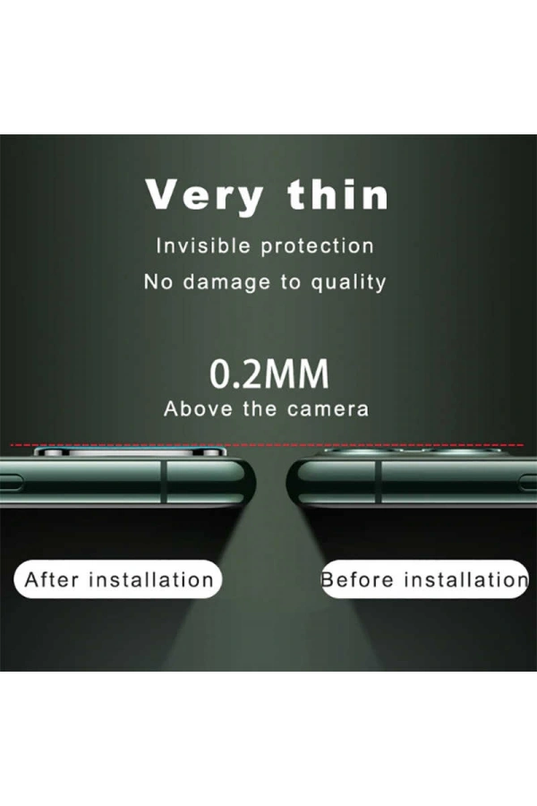 Apple iPhone 11 Pro Zore CP-02 Metal Kamera Koruyucu