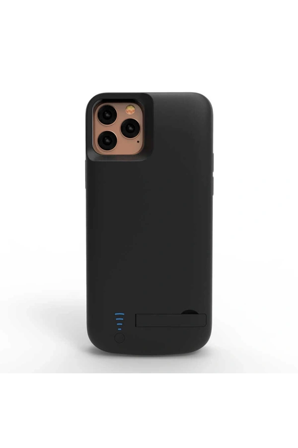 Apple iPhone 11 Pro Zore Standlı Led Göstergeli Şarjlı Kılıf 5000mAh