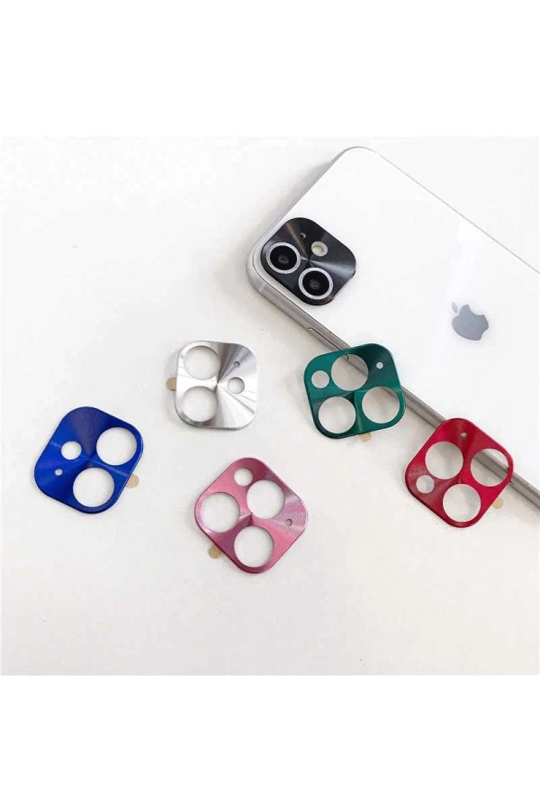 Apple iPhone 11 Zore Metal Kamera Koruyucu