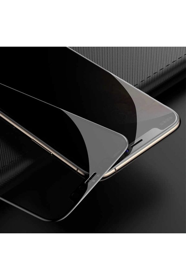 Apple iPhone 12 Davin 5D Privacy Cam Ekran Koruyucu