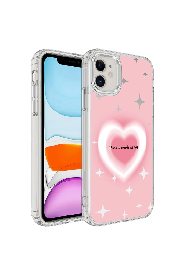 Apple iPhone 12 Kılıf Airbagli Parlak Tasarımlı Zore Mimbo Kapak