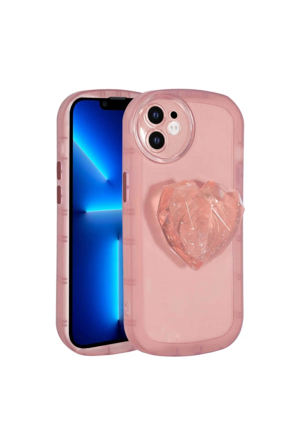 Apple iPhone 12 Kılıf Kamera Korumalı Pop Soketli Renkli Zore Ofro Kapak