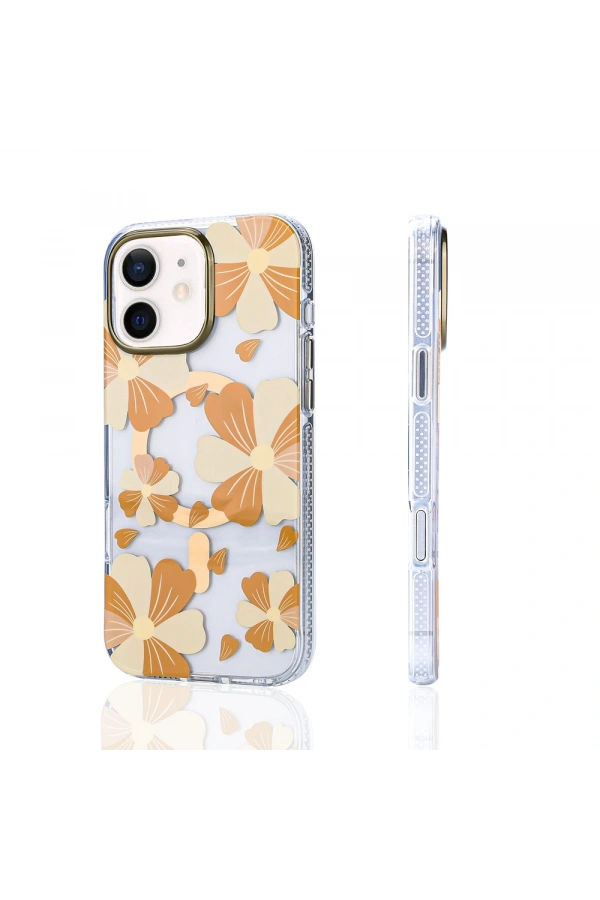 Apple iPhone 12 Kılıf M-safe Şarj Özellikli Zore Papat Kapak