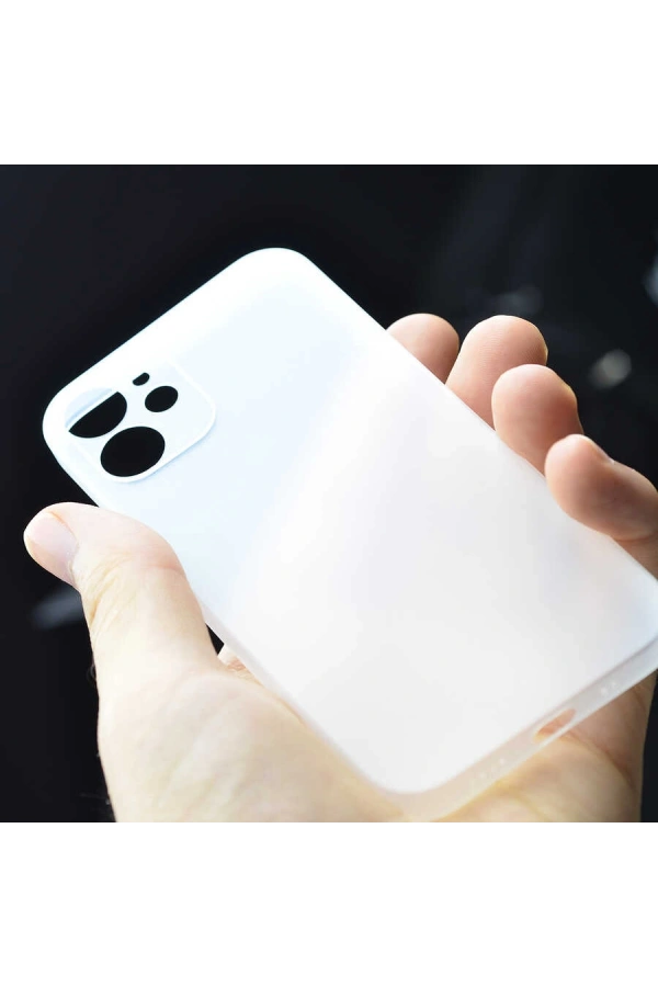 Apple iPhone 12 Kılıf Zore 1.Kalite PP Silikon