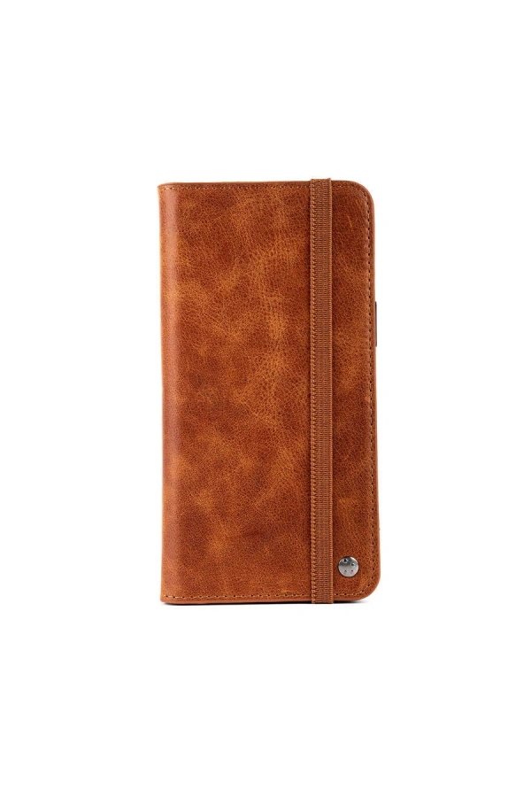 Apple iPhone 12 Kılıf Zore Hakiki Deri Multi Cüzdan Kılıf