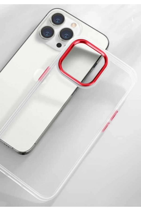 Apple iPhone 12 Kılıf Zore Krom Kapak