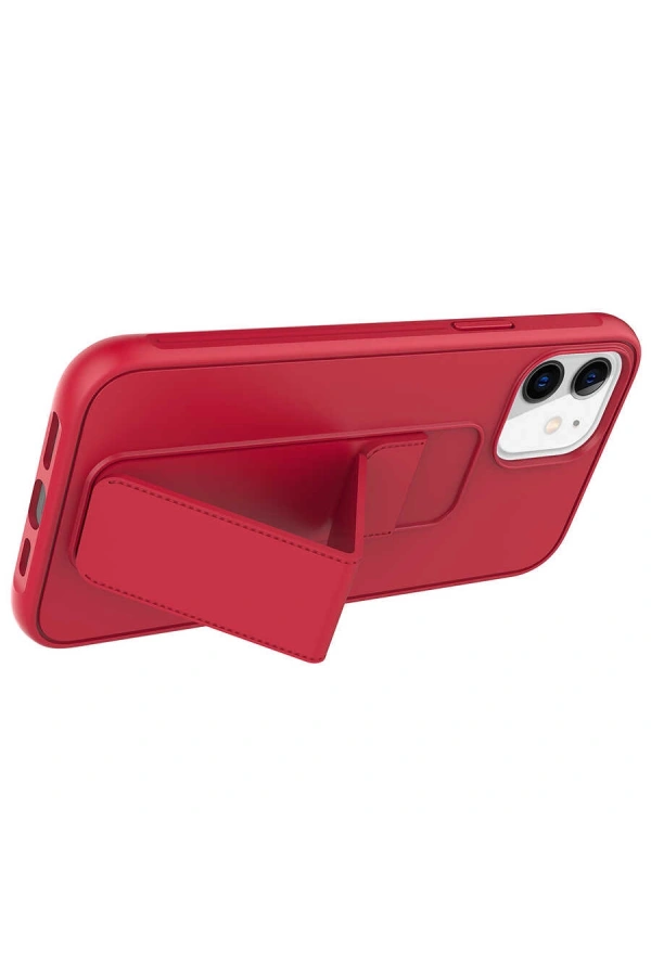 Apple iPhone 12 Kılıf Zore Qstand Kapak