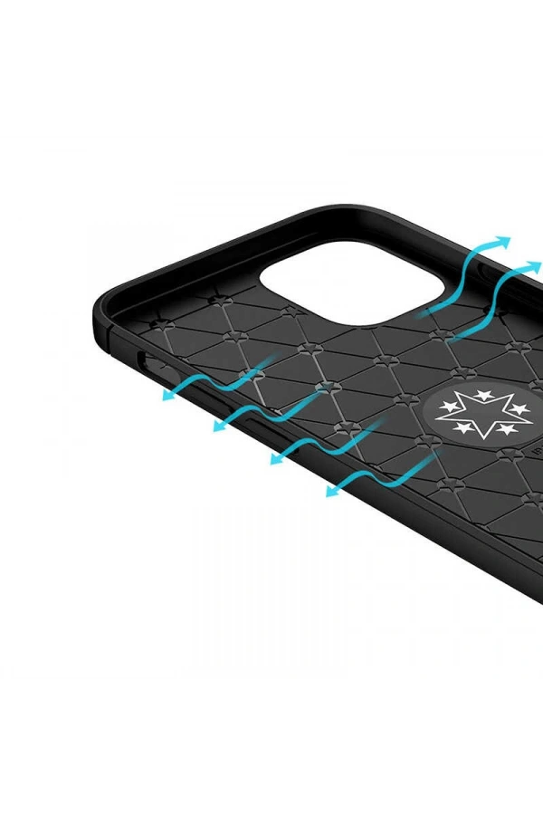 Apple iPhone 12 Kılıf Zore Ravel Silikon Kapak