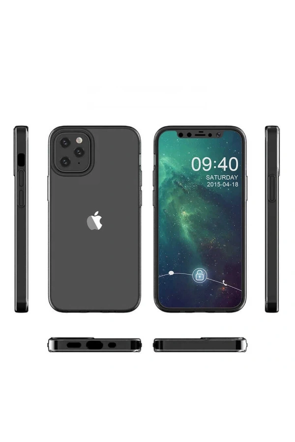 Apple iPhone 12 Kılıf Zore Süper Silikon Kapak