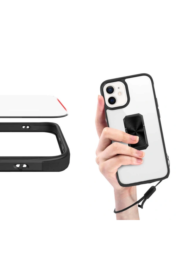 Apple iPhone 12 Kılıf Zore V-Bax Kapak