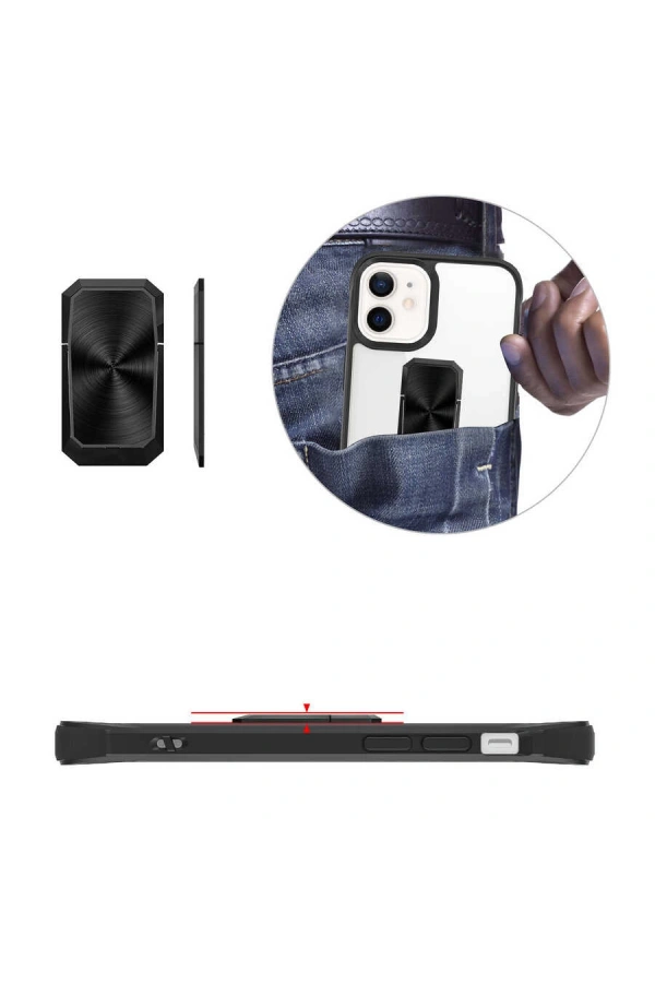 Apple iPhone 12 Kılıf Zore V-Bax Kapak