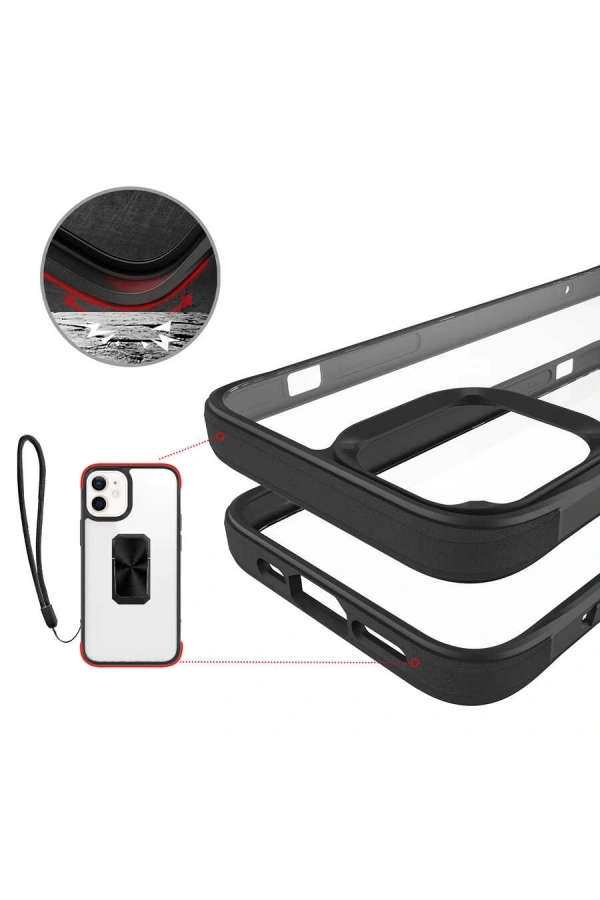 Apple iPhone 12 Kılıf Zore V-Bax Kapak