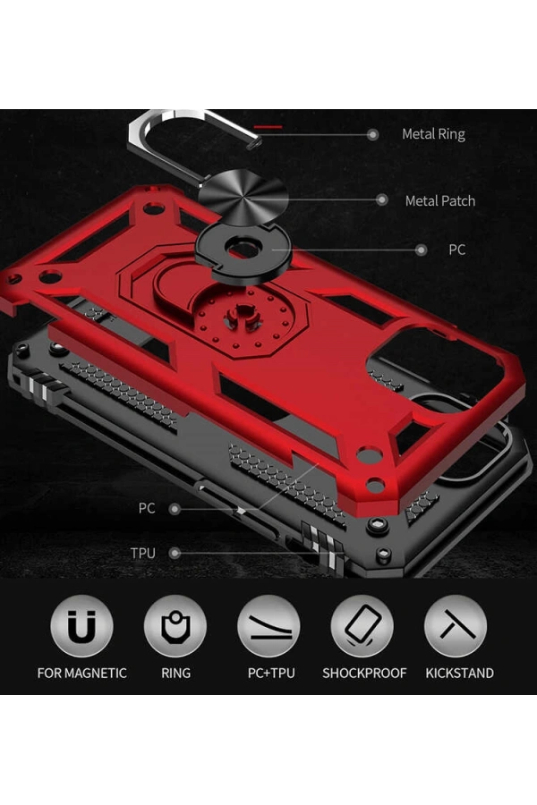 Apple iPhone 12 Kılıf Zore Vega Kapak