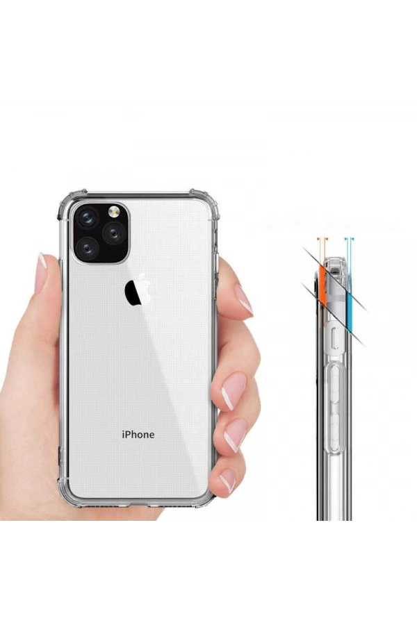 Apple iPhone 12 Mini Kılıf Zore Nitro Anti Shock Silikon