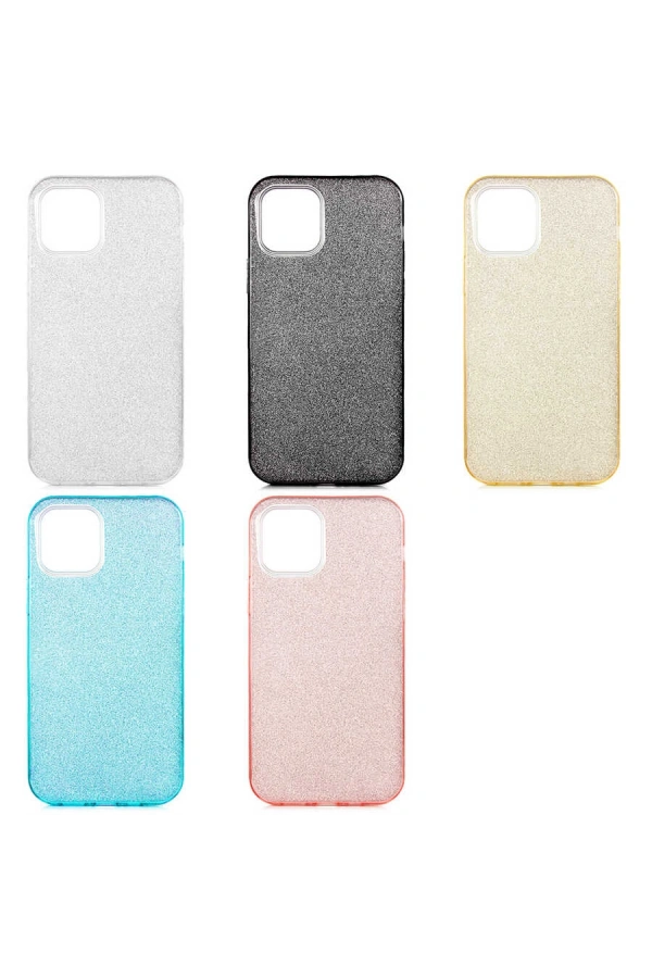 Apple iPhone 12 Mini Kılıf Zore Shining Silikon