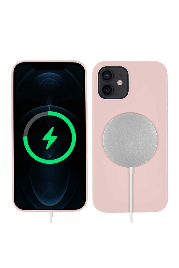 Apple iPhone 12 Mini Kılıf Zore Silksafe Wireless Kapak