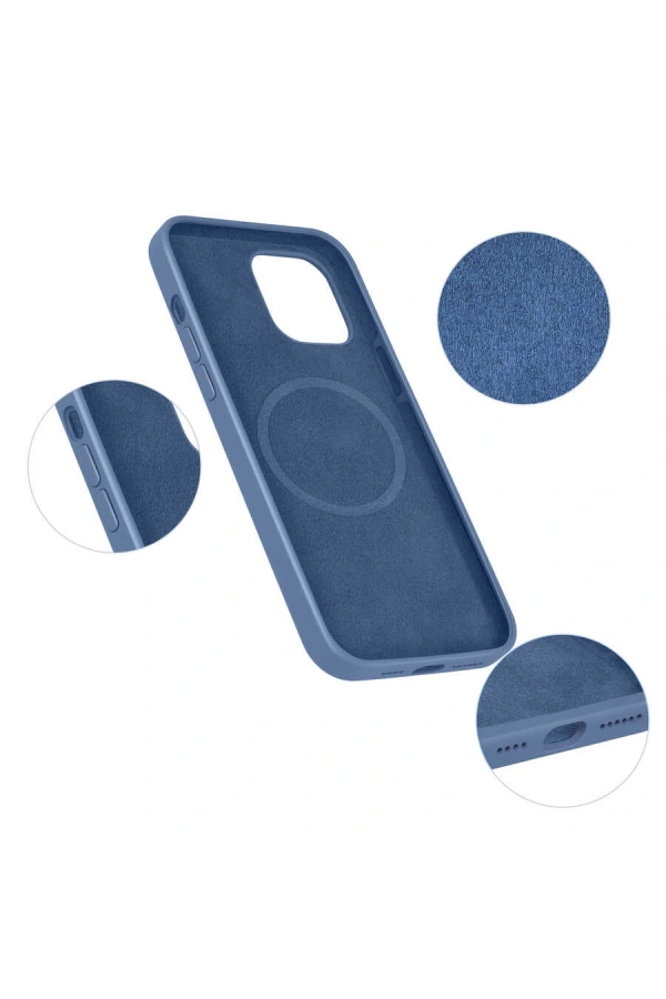 Apple iPhone 12 Mini Kılıf Zore Silksafe Wireless Kapak