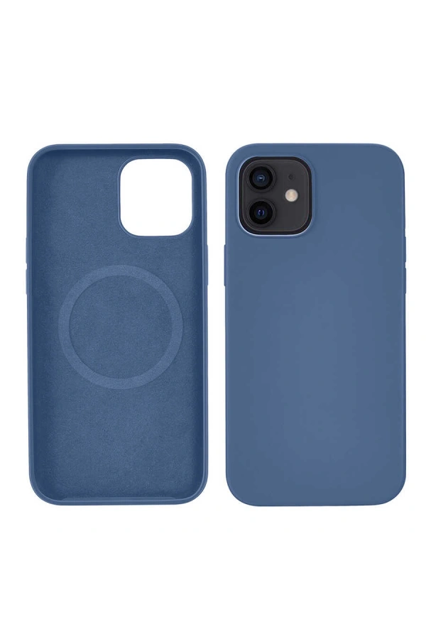 Apple iPhone 12 Mini Kılıf Zore Silksafe Wireless Kapak