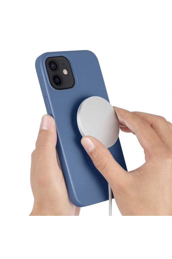 Apple iPhone 12 Mini Kılıf Zore Silksafe Wireless Kapak