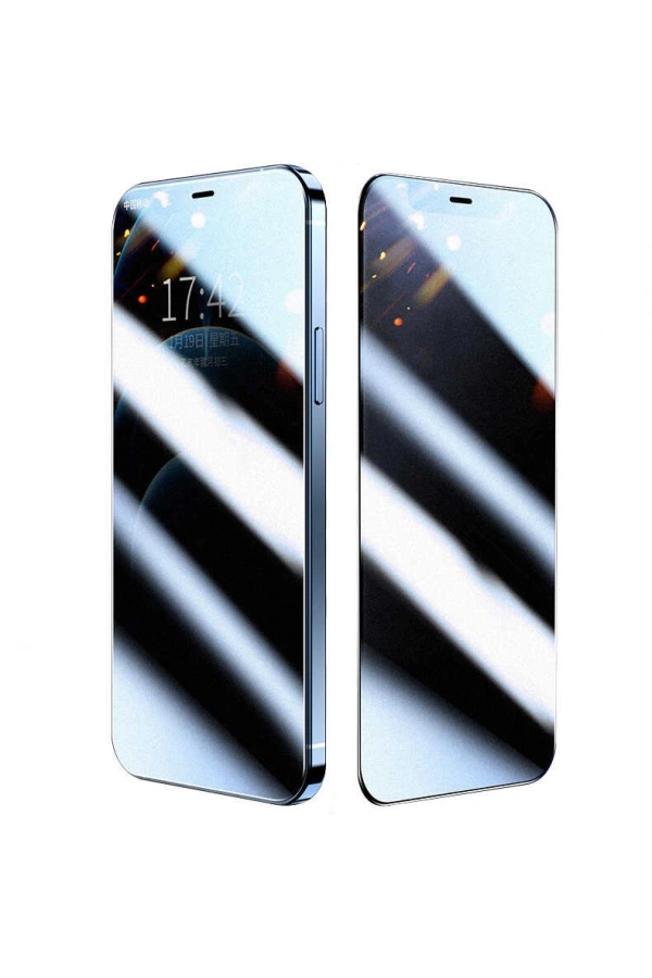 Apple iPhone 12 Mini Zore Fit Hard Mat Privacy Cam Ekran Koruyucu