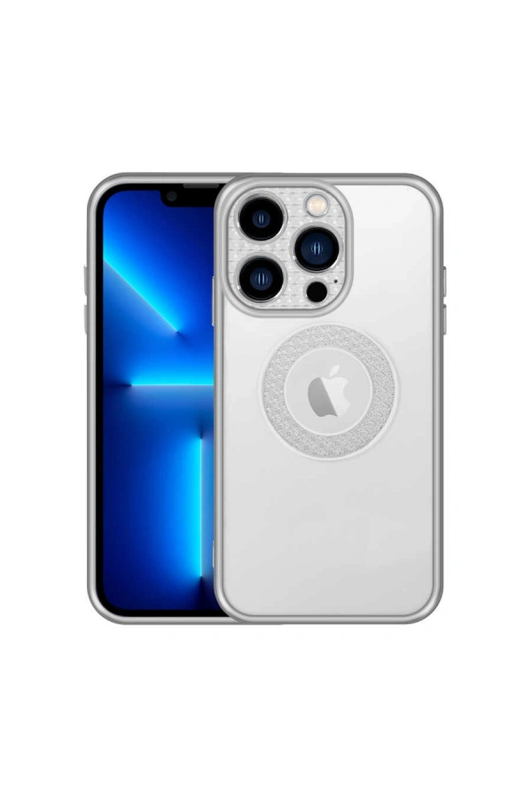 Apple iPhone 12 Pro Kılıf Kamera Korumalı Logo Gösteren Zore Esta Kapak