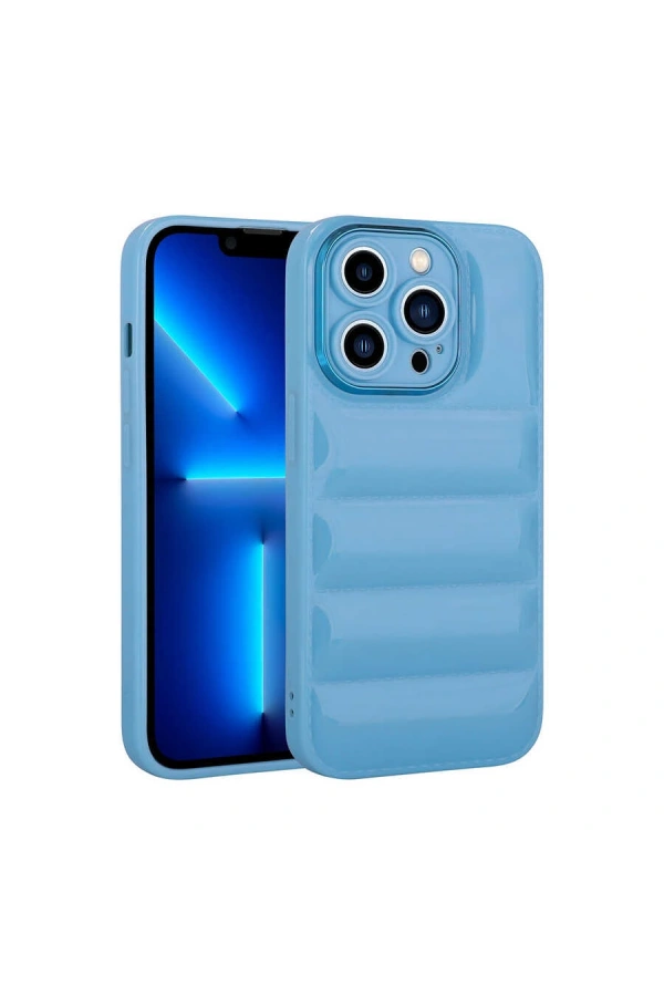 Apple iPhone 12 Pro Kılıf Kamera Korumalı Parlak Airbagli Zore Galya Kapak