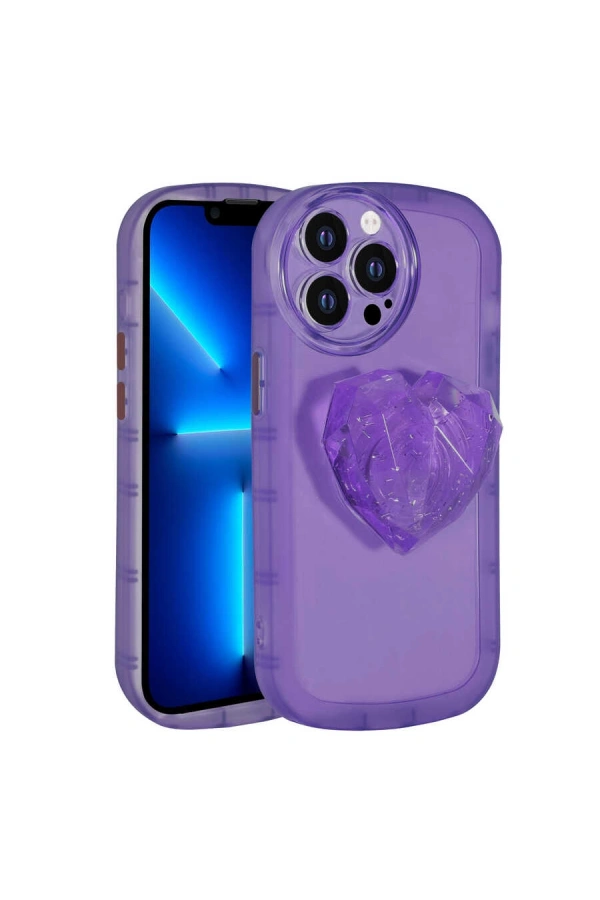 Apple iPhone 12 Pro Kılıf Kamera Korumalı Pop Soketli Renkli Zore Ofro Kapak