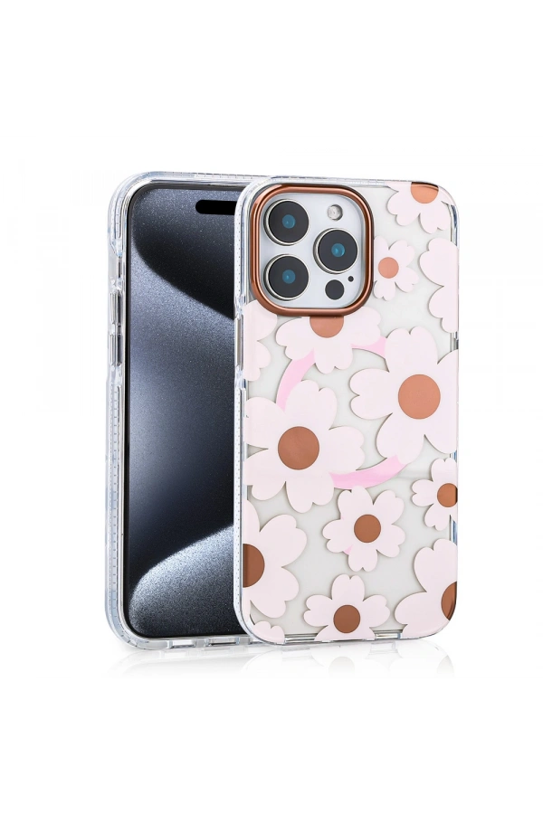 Apple iPhone 12 Pro Kılıf M-safe Şarj Özellikli Zore Papat Kapak