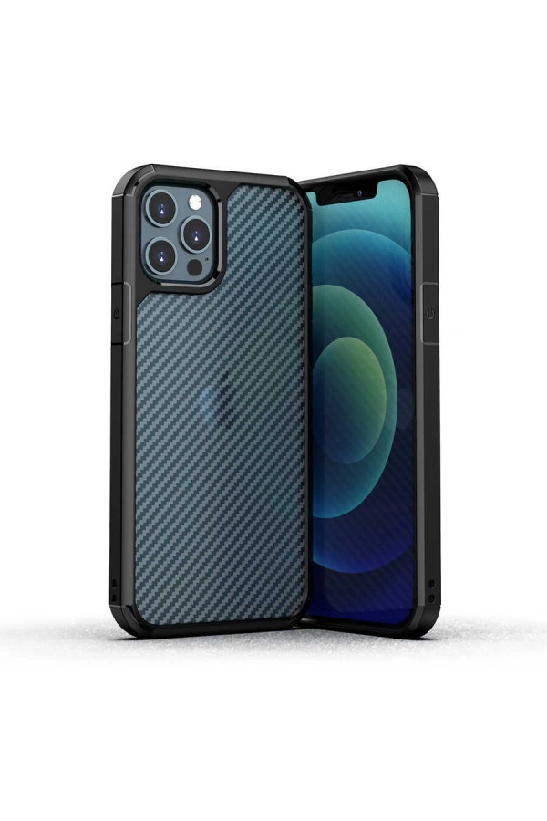 Apple iPhone 12 Pro Kılıf Zore İnoks Kapak