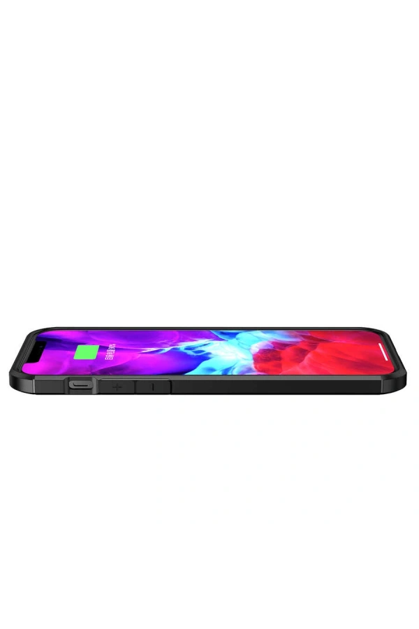 Apple iPhone 12 Pro Kılıf Zore İnoks Kapak