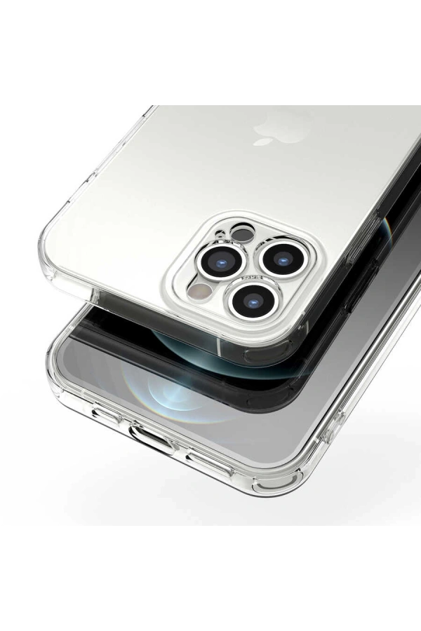 Apple iPhone 12 Pro Kılıf Zore Kamera Korumalı Süper Silikon Kapak