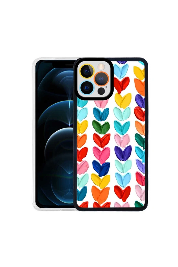 Apple iPhone 12 Pro Kılıf Zore M-Fit Desenli Kapak