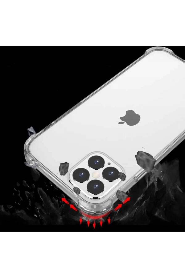Apple iPhone 12 Pro Kılıf Zore Nitro Anti Shock Silikon